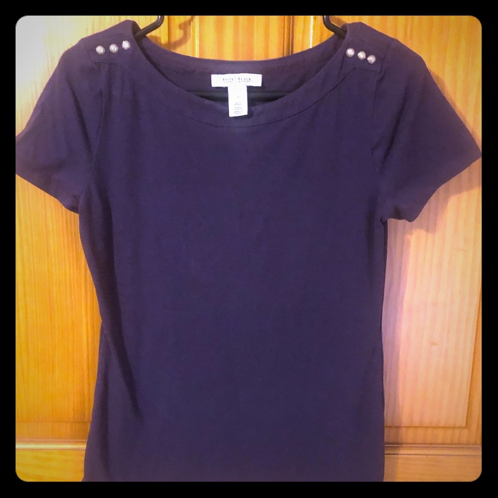 Purple dressy top